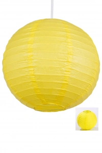 Dekoratif Çin Feneri – Kağıt Lamba - Sarı