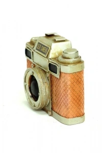 Dekoratif El Yapımı Fotoğraf Makinesi