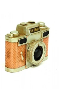 Dekoratif El Yapımı Fotoğraf Makinesi