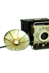 Dekoratif El Yapımı Fotoğraf Makinesi