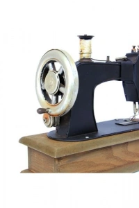 Dekoratif Eski Model Dikiş Makinesi El Yapımı