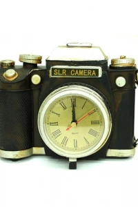Dekoratif Fotoğraf Makinesi Saat