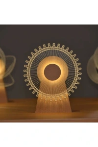 Dekoratif Işıklı Yel Değirmeni