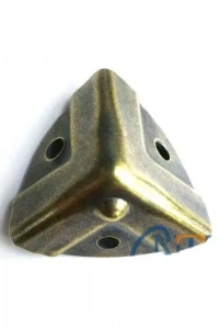 Dekoratif, Kutu, Sandık Köşesi - 35x22 mm, Küçük, Antik, 100 Adet