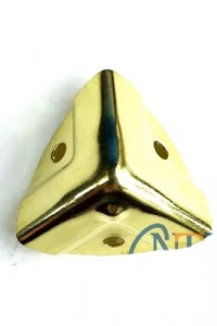 Dekoratif, Kutu, Sandık Köşesi - 35x22 mm, Küçük, Sarı, 100 Adet