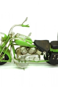 Dekoratif Metal El Yapımı Motosiklet