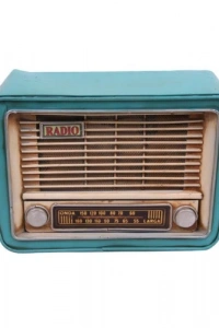 Dekoratif Metal Radyo Kumbara