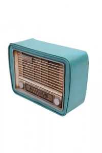 Dekoratif Metal Radyo Kumbara