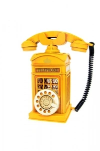 Dekoratif Nostaljik Telefon Kumbara
