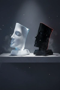 Dekoratif Polyester Yüz Tasarımı