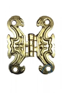 Dekoratif Sac Kelebek Menteşe - Küçük, Sarı, 1 Adet