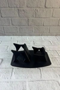 Dekoratif Siyah İkili Gamepad Standı 7x18 cm