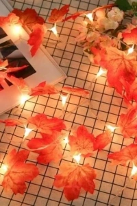 Dekoratif Sonbahar Yapraklı Şerit LED Işık