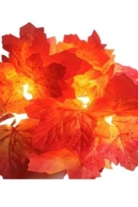 Dekoratif Sonbahar Yapraklı Şerit LED Işık