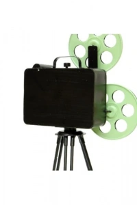 Dekoratif Vintage Metal Kamera