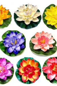 Dekoratif Yapay Lotus Çiçeği