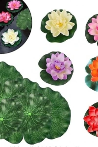 Dekoratif Yapay Lotus Çiçeği