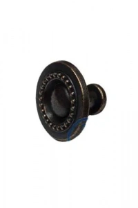 Dekoratif Zamak Düğme - 23x23mm, Eskitme, 100 Adet