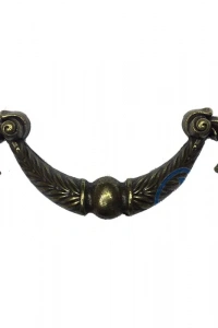 Dekoratif Zamak Üzümlü Kulp - 64mm, Antik, 100 Adet