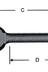 Delikli, Gözlü Civata M10 - 50 Adet