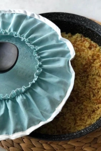 Demlematik Pilav Pişirme Demleme Tencere Örtüsü Bonesi