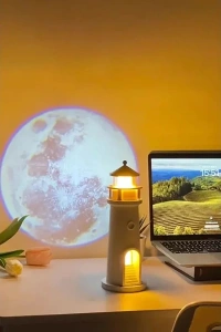 Deniz Feneri Projektör Gece Lambası