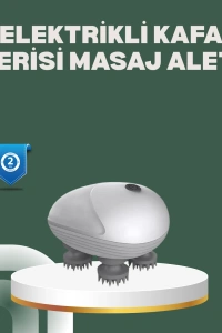 Derin Masaj Sağlayan Elektrikli Kafa Masaj Aleti