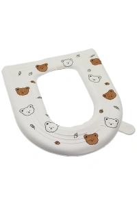 Desenli Klozet Oturak Kılıfı