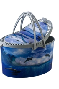 Desenli Piknik Sepeti