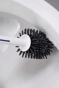 Deterjan Hazneli Silikon Tuvalet Fırçası