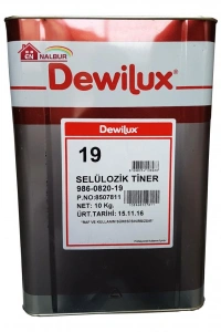 Dewilüx Selülozik Tiner 10 Kg (12 Litre)