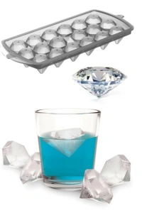 Diamond Elmas Şeklinde Buz Kalıbı 18 Bölmeli