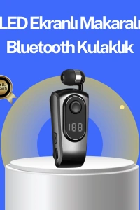Dijital Ekranlı Bluetooth Kulaklık – Titreşimli Bildirim, 25 Saat Kullanım