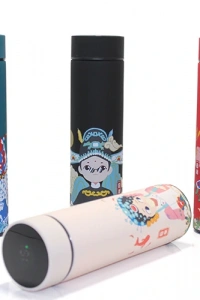 Dijital Göstergeli Paslanmaz Çelik Termos