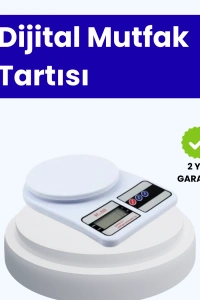 Dijital Mutfak Terazisi 10kg Kapasiteli 1g Hassasiyetli