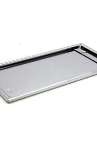 Dikdörtgen Krom Plakalık Araba Plaka Altlığı 30x16cm