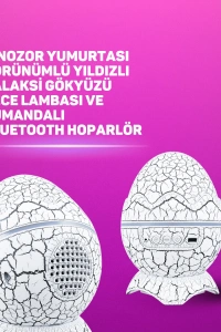 Dinozor Yumurtası Tasarımlı Projektörlü Gece Lambası