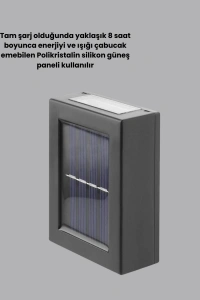 Dış Mekan Güneş Paneli ile Aydınlatma Lambası