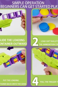 Disk Atan Oyuncak Tabanca