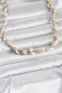 Doğal Deniz Kabuğu Dizi Kadın Kolye