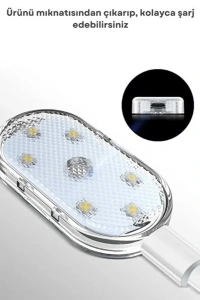 Dokunmatik Mini 6 LED RGB Işık