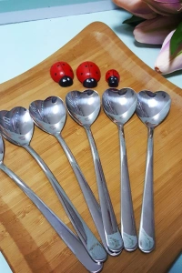 Dondurma Kaşığı - Kalpli (6Adet)