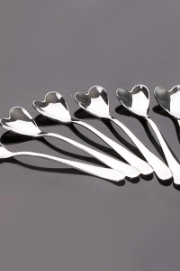 Dondurma Kaşığı - Kalpli (6Adet)