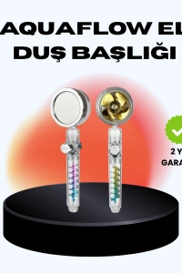 Döner Pervaneli El Duşu Başlığı – Su Tasarruflu, Basınç Artırıcı, Yağmur Etkili