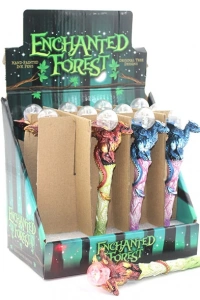 Dragonlu Polyester Işıklı Tükenmez Kalem