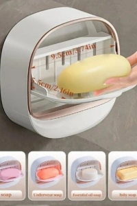 Drenaj Hazneli Kapaklı Katı Sabunluk