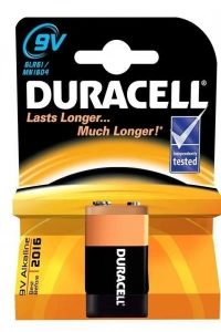 Duracell 9 Volt Alkalin Pil