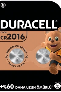Duracell CR2016 3V Lityum Pil 2li Paket
