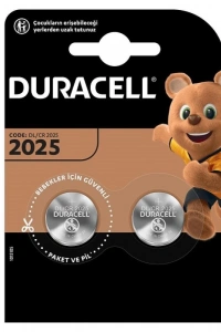 Duracell CR2025 3V Lityum Pil 2li Paket
