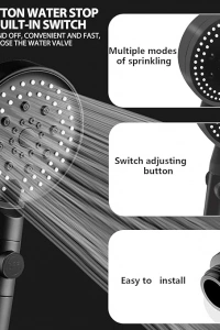 Duş Başlığı Seti 5 Mod